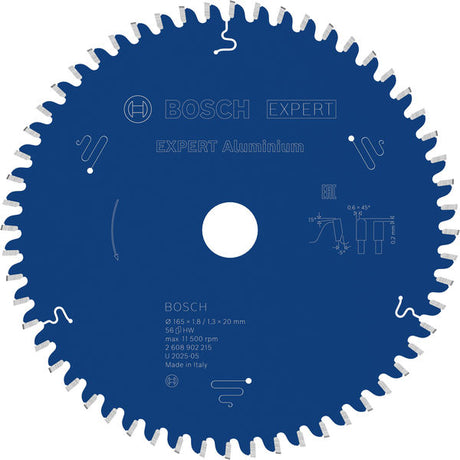 Produktbild von EXPERT Aluminium Kreissägeblatt, 165x20 mm, Z56