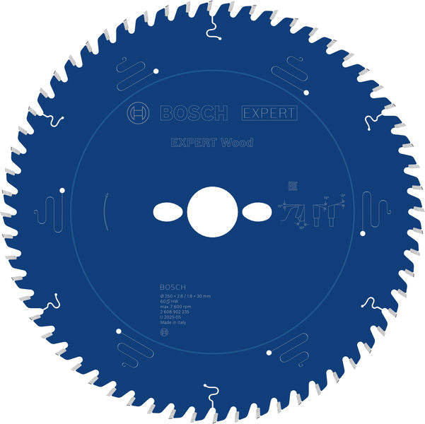 Produktbild von EXPERT Wood Kreissägeblatt, 250x2,8x30 mm, Z60