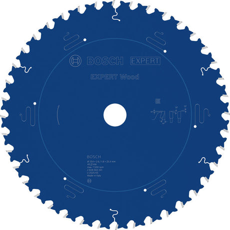 Produktbild von EXPERT Wood Kreissägeblatt, 254x25,4 mm, Z40