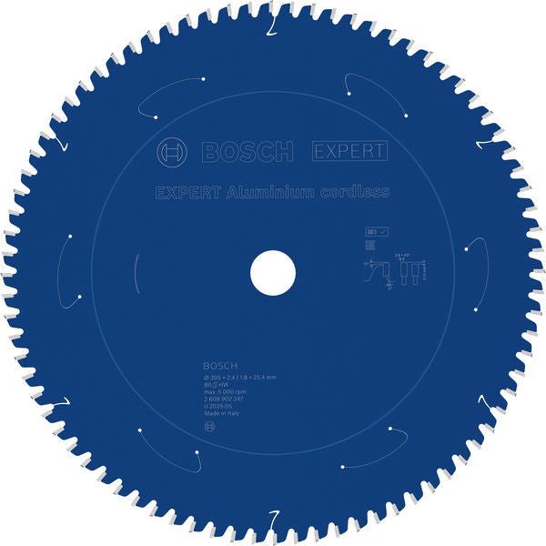 Produktbild von Kreissägeblatt EXPERT Aluminium 305 x 2,4/1,8 x 25,4 mm Z80