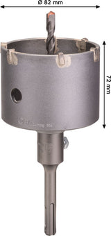 PRO Bohrkronen-Set 82 x 54 x 72 mm SDS plus-5 (3-teilig)
