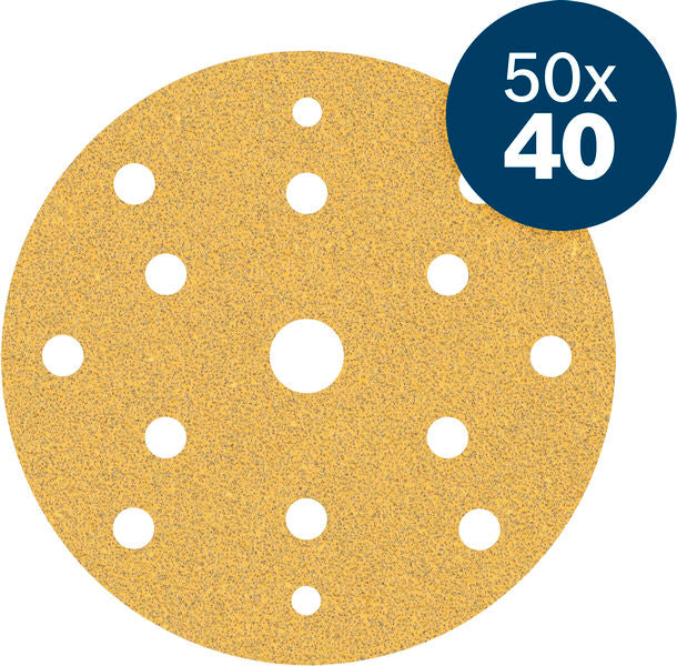 Produktbild Lieferumfang von EXPERT C470 Schleifpapier, 150 mm, K40, 50 Stk