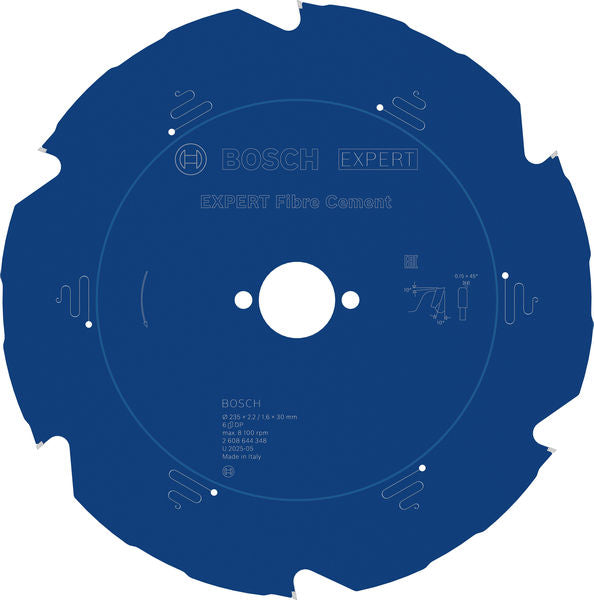 Produktbild von EXPERT Fibre Cement Kreissägeblatt, 235x2,2/1,6x30 mm, Z6