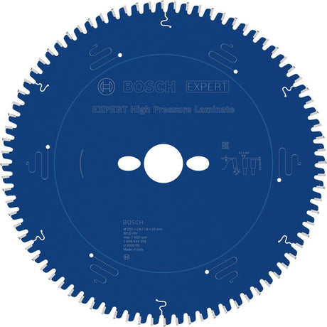 Produktbild von EXPERT High Pressure Laminate Kreissägeblatt, 250x2,8/1,8x30 mm, Z80