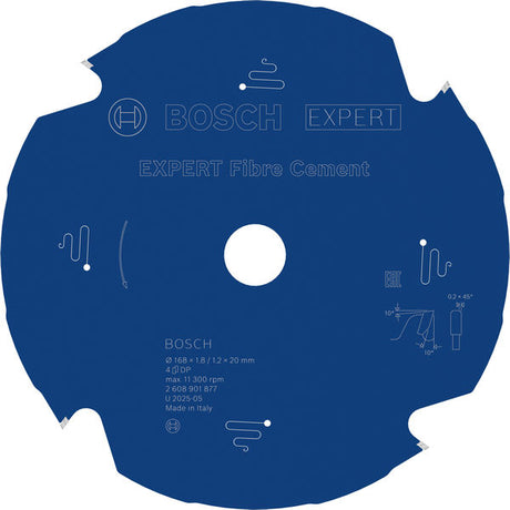 Produktbild von EXPERT Fibre Cement Kreissägeblatt, 168x1,8/1,2x20 mm, Z4