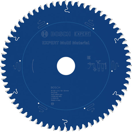 Produktbild von Kreissägeblatt EXPERT Multi Material 216 x 2,4/1,8 x 30 mm Z64