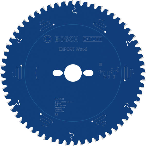 Produktbild von Kreissägeblatt EXPERT Wood 250 x 2,4/1,8 x 30 mm Z60