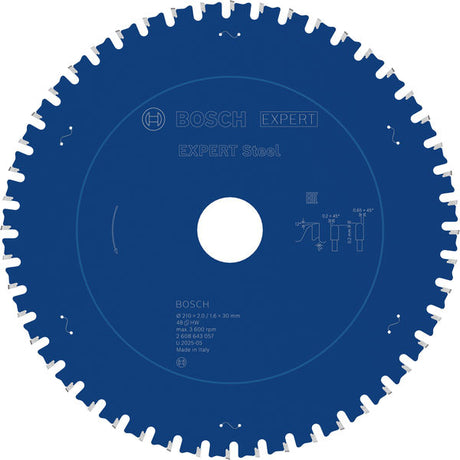 Produktbild von Kreissägeblatt EXPERT Steel 210 x 2,0/1,6 x 30 mm Z48