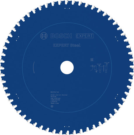 Produktbild von Kreissägeblatt EXPERT Steel 254 x 2,6/2,2 x 25,4 mm Z60