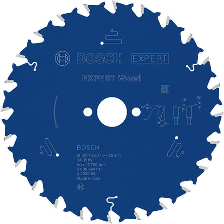 Produktbild von Kreissägeblatt EXPERT Wood 150 x 2,6/1,6 x 20 mm Z24