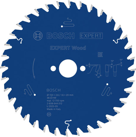 Produktbild von Kreissägeblatt EXPERT Wood 150 x 2,6/1,6 x 20 mm Z36