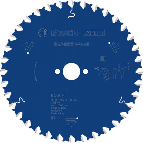 Produktbild von Kreissägeblatt EXPERT Wood 165 x 2,6/1,6 x 20 mm Z36