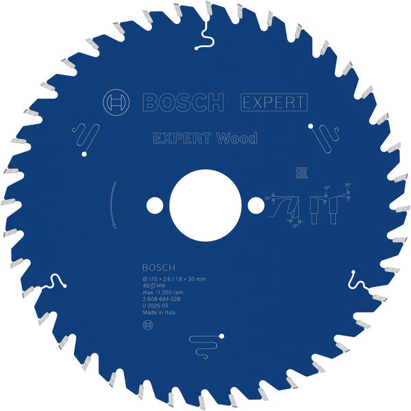 Produktbild von Kreissägeblatt EXPERT Wood 170 x 2,6/1,6 x 30 mm Z40