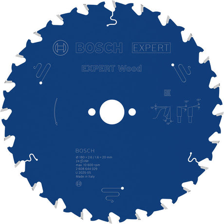 Produktbild von Kreissägeblatt EXPERT Wood 180 x 2,6/1,6 x 20 mm Z24
