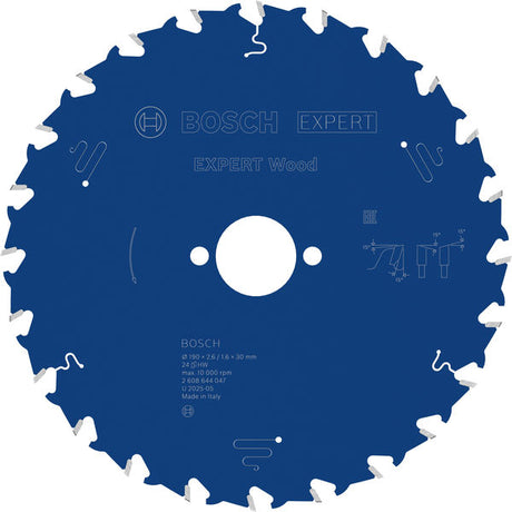 Produktbild von Kreissägeblatt EXPERT Wood 190 x 2,6/1,6 x 30 mm Z24