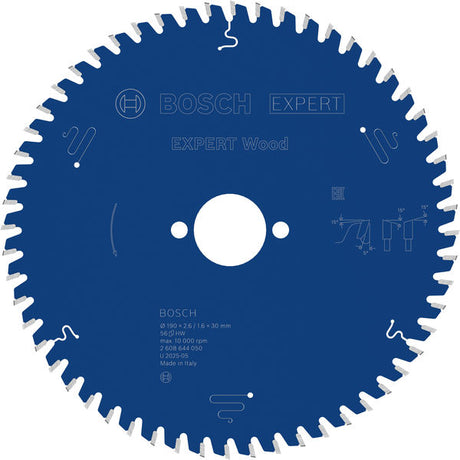 Produktbild von Kreissägeblatt EXPERT Wood 190 x 2,6/1,6 x 30 mm Z56