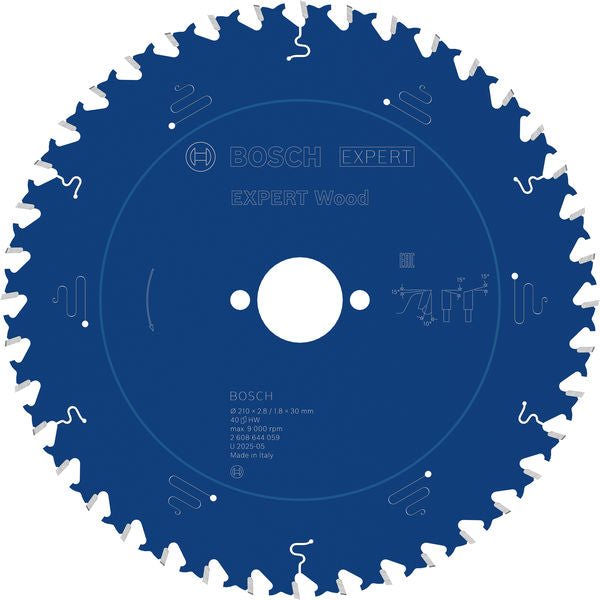 Produktbild von Kreissägeblatt EXPERT Wood 210 x 2,8/1,8 x 30 mm Z40