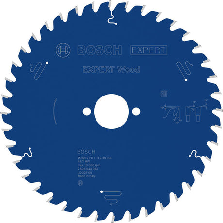 Produktbild von Kreissägeblatt EXPERT Wood 190 x 2,0/1,3 x 30 mm Z40