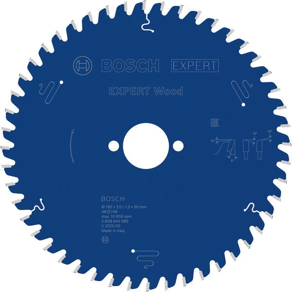 Produktbild von Kreissägeblatt EXPERT Wood 190 x 2,0/1,3 x 30 mm Z48
