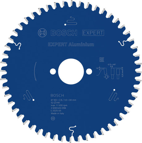 Produktbild von Kreissägeblatt EXPERT Aluminium 165 x 2,6/1,6 x 30 mm Z52