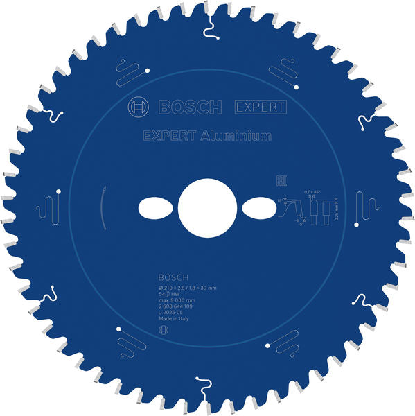 Produktbild von Kreissägeblatt EXPERT Aluminium 210 x 2,6/1,8 x 30 mm Z54
