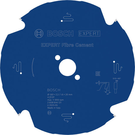 Produktbild von EXPERT Fibre Cement Kreissägeblatt, 160x2,2/1,6x20 mm, Z4