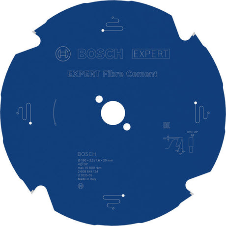 Produktbild von EXPERT Fibre Cement Kreissägeblatt, 190x2,2/1,6x20 mm, Z4