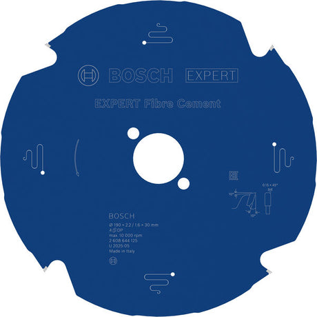 Produktbild von EXPERT Fibre Cement Kreissägeblatt, 190x2,2/1,6x30 mm, Z4