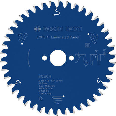 Produktbild von EXPERT Laminated Panel Kreissägeblatt, 140x1,8/1,3x20 mm, Z42