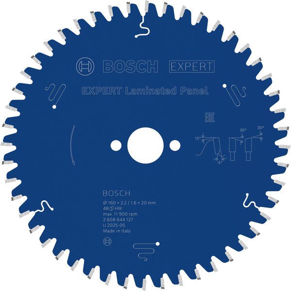 Produktbild von EXPERT Laminated Panel Kreissägeblatt, 160x2,2/1,6x20 mm, Z48
