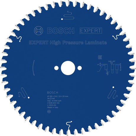 Produktbild von EXPERT High Pressure Laminate Kreissägeblatt, 190x2,6/1,6x20 mm, Z56