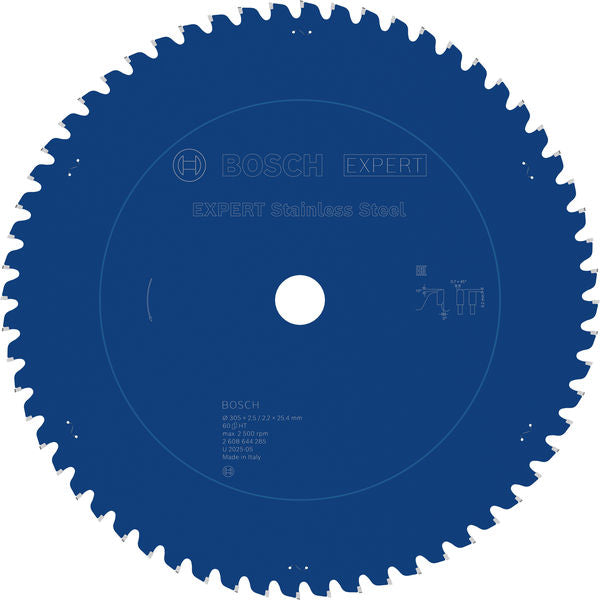 Produktbild von EXPERT Stainless Steel Kreissägeblatt, 305x2,5/2,2x25,4 mm, Z60