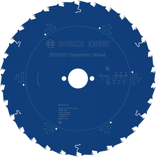 Produktbild von EXPERT Construct Wood Kreissägeblatt, 235x2,2/1,6x30 mm, Z30
