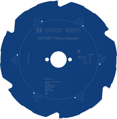 Produktbild von EXPERT Fibre Cement Kreissägeblatt, 216x2,2/1,6x30 mm, Z6