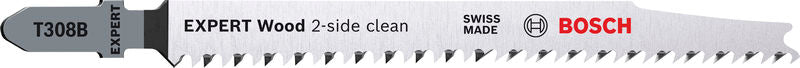Produktbild von EXPERT Wood 2-side clean T308B Stichsägeblatt, 25-tlg.