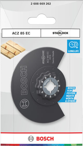 Segmentsägeblatt 85 mm ACZ 85 EC Holz Starlock