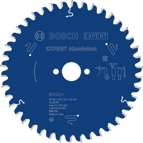 Produktbild von Kreissägeblatt EXPERT Aluminium 150 x 2,6/1,6 x 20 mm Z42