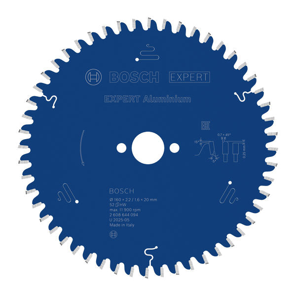 Produktbild von Kreissägeblatt EXPERT Aluminium 160 x 2,2/1,6 x 20 mm Z52