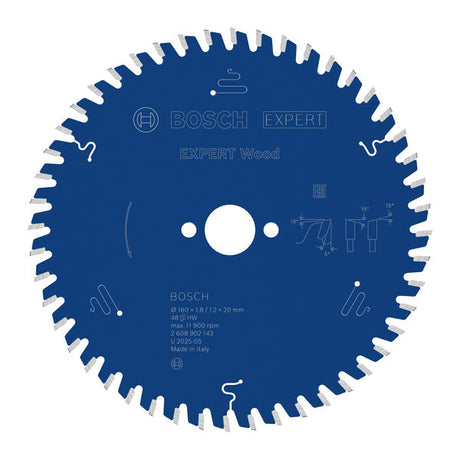 Produktbild von EXPERT Wood Kreissägeblatt, 160x1,8x20 mm, Z48