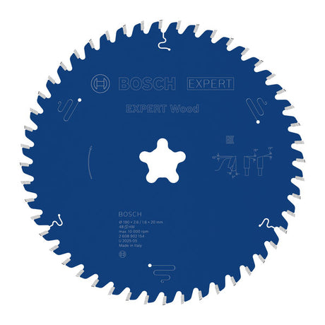 Produktbild von EXPERT Wood Kreissägeblatt, 190x2,4x30 mm, Z48