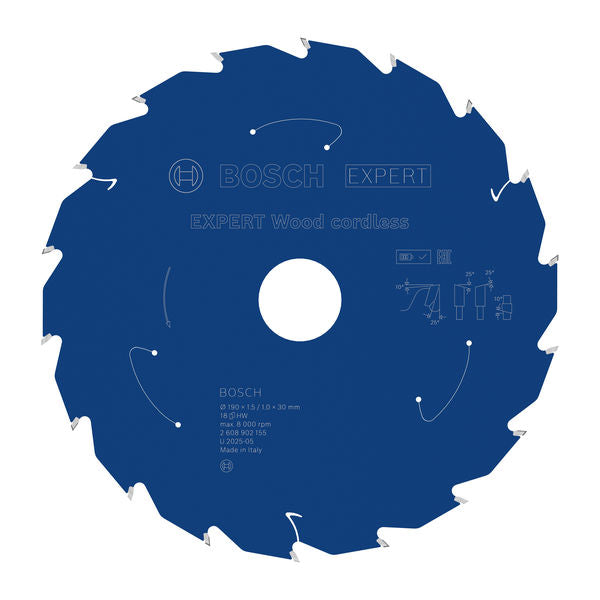 Produktbild von EXPERT Wood Kreissägeblatt, 190x30 mm, Z18