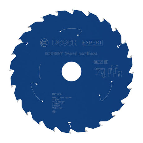 Produktbild von EXPERT Wood Kreissägeblatt, 190x30 mm, Z24