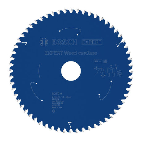 Produktbild von EXPERT Wood Kreissägeblatt, 190x30 mm, Z60