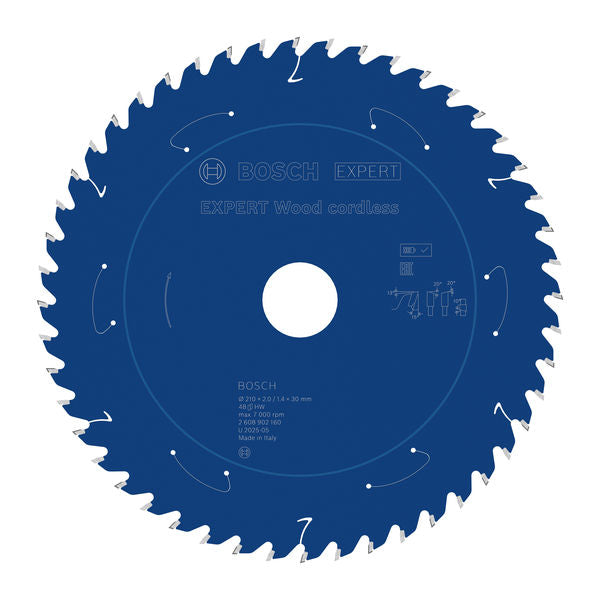 Produktbild von EXPERT Wood Kreissägeblatt, 210x30 mm, Z48