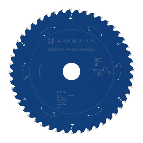 Produktbild von EXPERT Wood Kreissägeblatt, 216x1,7x30 mm, Z48, Spanwinkel 5°