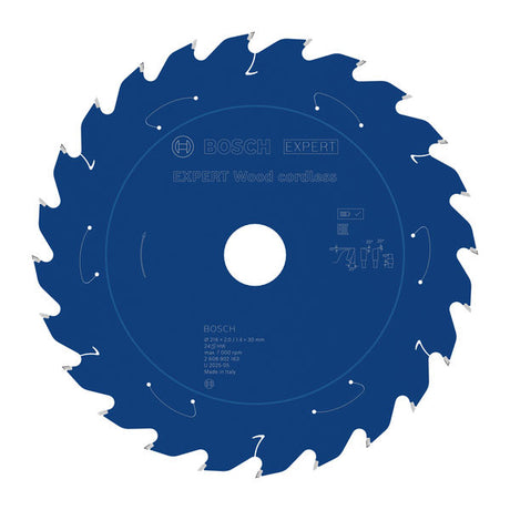 Produktbild von EXPERT Wood Kreissägeblatt, 216x1,7x30 mm, Z24, Zahnwinkel 25°