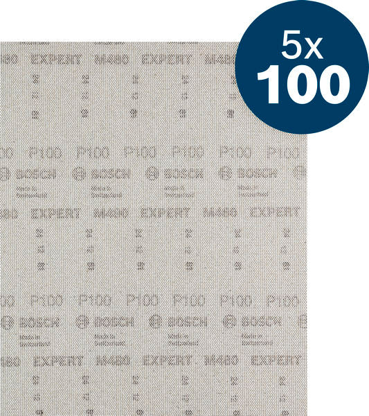 Produktbild Lieferumfang von EXPERT M480 Schleifnetz, 230 x 280 mm, K100, 5 Stk