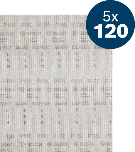 Produktbild Lieferumfang von EXPERT M480 Schleifnetz, 230 x 280 mm, K120, 5 Stk
