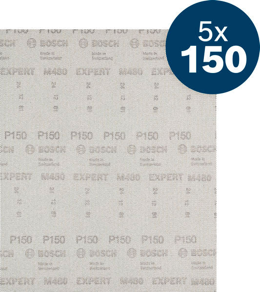 Produktbild Lieferumfang von EXPERT M480 Schleifnetz, 230 x 280 mm, K150, 5 Stk