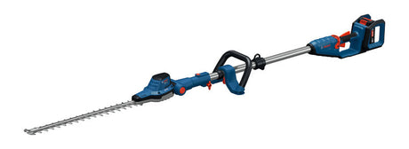 Akku-Heckenschere GHE18V-50FP von Bosch mit Teleskopstiel.